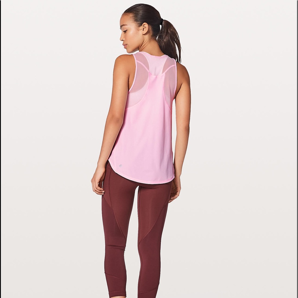 Lululemon Sculpt Tank Pearl Pink Size 6
